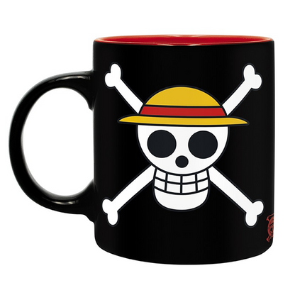 ONE PIECE - Pck Mug320ml + KeyringPVC + Notebook wanted -  "Luffy"