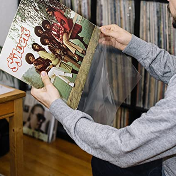 أغلفة خارجية لأقراص الفينيل من إيكو أوديو مقاس 12 بوصة | سمك 3 مل | 12.75 × 12.75 بوصة