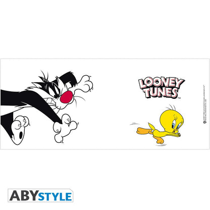 Looney Tunes - Mug - 320 ml - "Tweety Sylvester"- subli - with box. Buy now online in uae