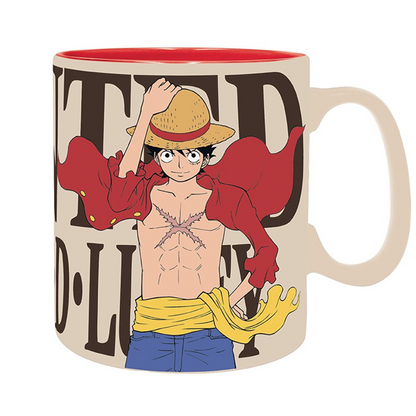 Mug - ONE PIECE - 460 ml - Luffy & Wanted