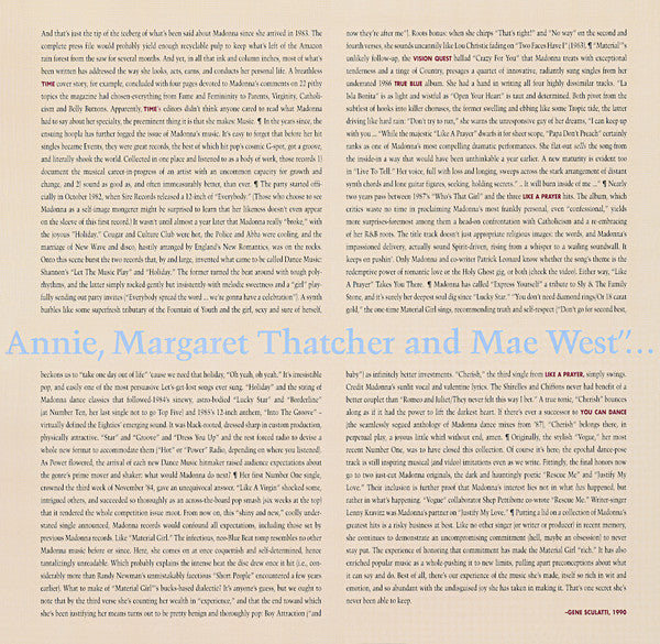 Madonna - Immaculate Collection - 2LP. Now available at cavo