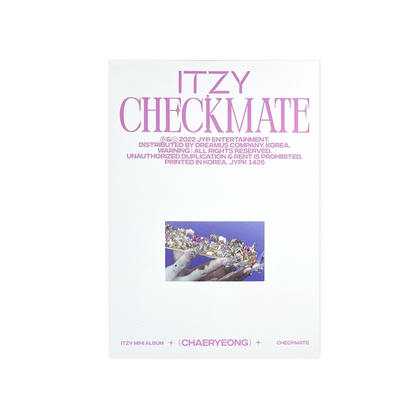 ITZY Mini Album - CHECKMATE (Standard)(Yuna Version) - CD (AS.IS)