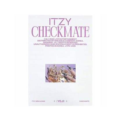ITZY Mini Album - CHECKMATE (Standard)(Yuna Version) - CD (AS.IS)