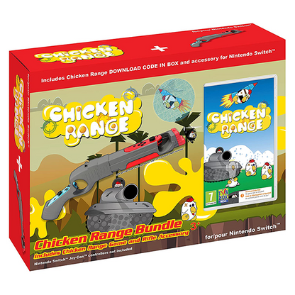 Chicken Range Game Bundle + Rifle Accessory (Switch)