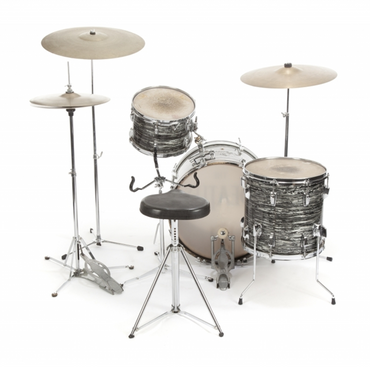 رينغو ستار - فرقة البيتلز - طقم طبول مصغر قابل للتحصيل مرخص رسميًا