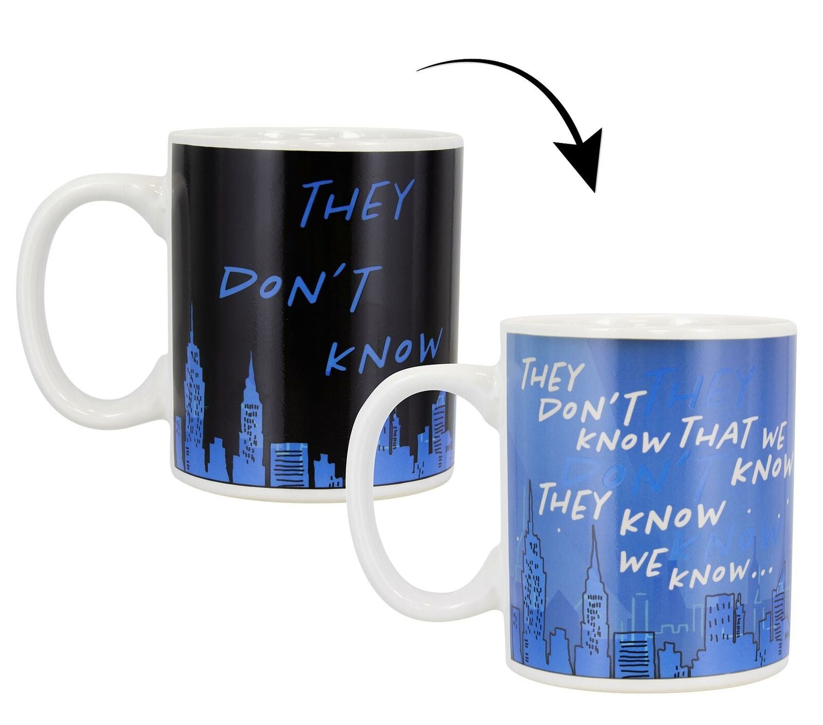  Friends Heat Change Mug They Don't Know Dubai