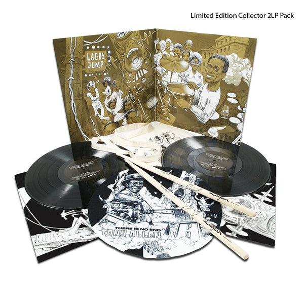 Tony Allen - There Is No End - 2LP (Limited Edition Collector 2LP Pack ﻿Includes Drum Sticks, Tote, and Slipmat)